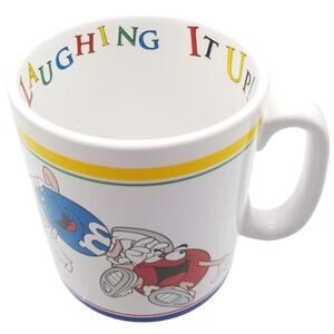 Vintage M&M's World Extra Large Mug 1997 Laughing It Up 26oz Jumbo Coffee Cup
